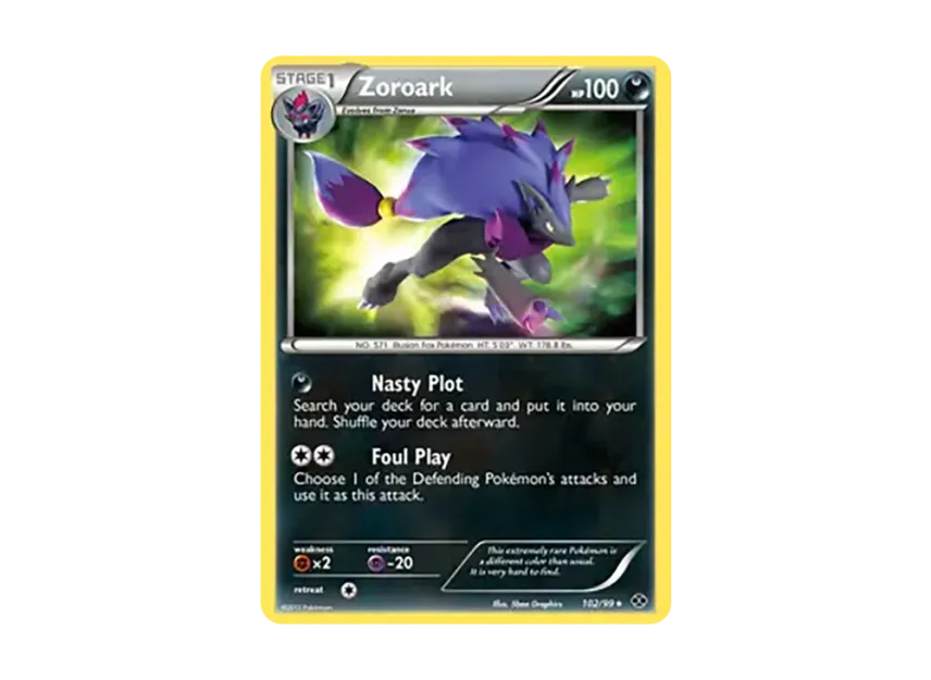Zoroark HR [99-NEXT-DESTINIES 102/99] (Black & White "Next Destinies")