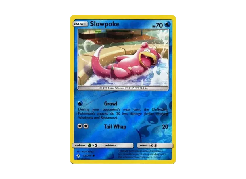 Slowpoke C : Reverse Holo [214-UNBROKEN-BONDS 42/214] [EN] (Sun & Moon "Unbroken Bonds")