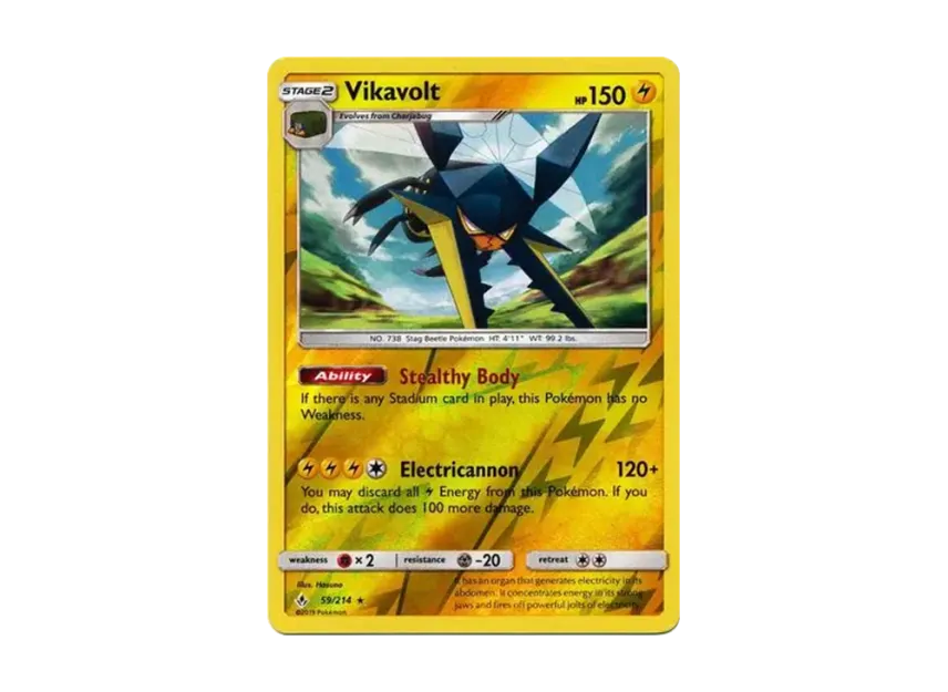 Vikavolt R : Reverse Holo [214-UNBROKEN-BONDS 59/214] [EN] (Sun & Moon "Unbroken Bonds")