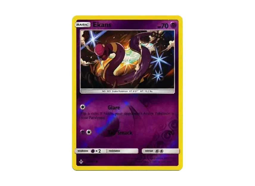 Ekans C : Reverse Holo [214-UNBROKEN-BONDS 62/214] [EN] (Sun & Moon "Unbroken Bonds")