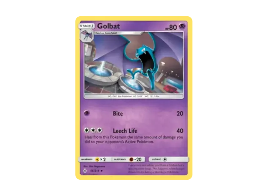Golbat U [214-UNBROKEN-BONDS 65/214] [EN] (Sun & Moon "Unbroken Bonds")