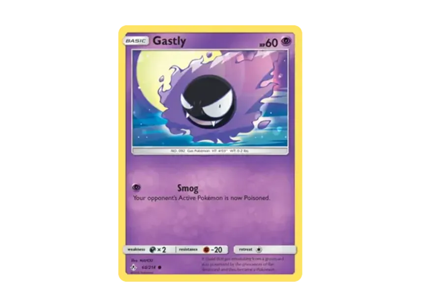 Gastly C [214-UNBROKEN-BONDS 68/214] [EN] (Sun & Moon "Unbroken Bonds")