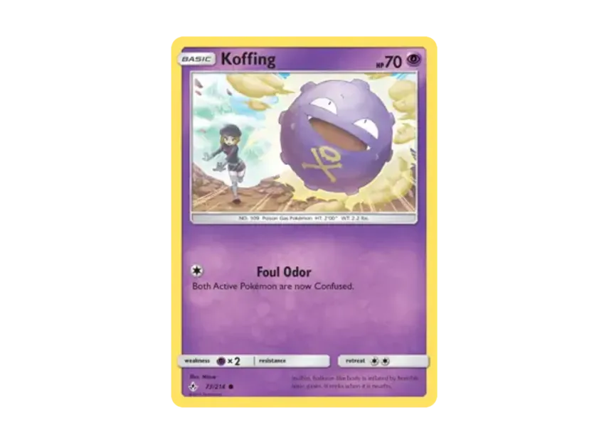 Koffing C [214-UNBROKEN-BONDS 73/214] [EN] (Sun & Moon "Unbroken Bonds")