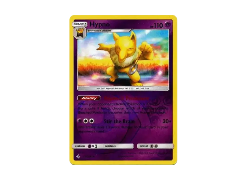 Hypno R : Reverse Holo [214-UNBROKEN-BONDS 72/214] [EN] (Sun & Moon "Unbroken Bonds")