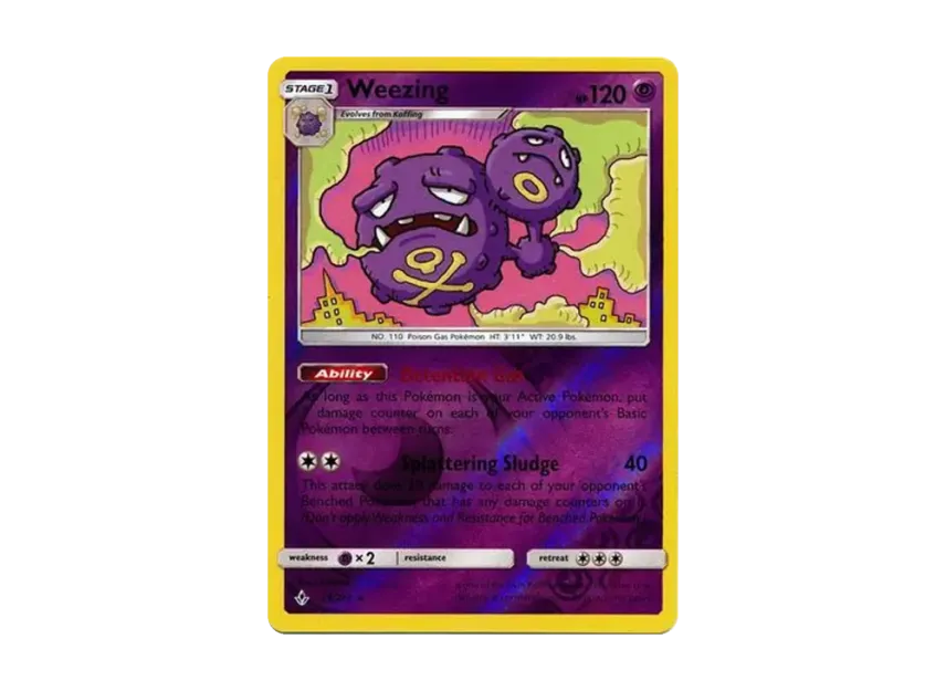 Weezing R : Reverse Holo [214-UNBROKEN-BONDS 74/214] [EN] (Sun & Moon "Unbroken Bonds")