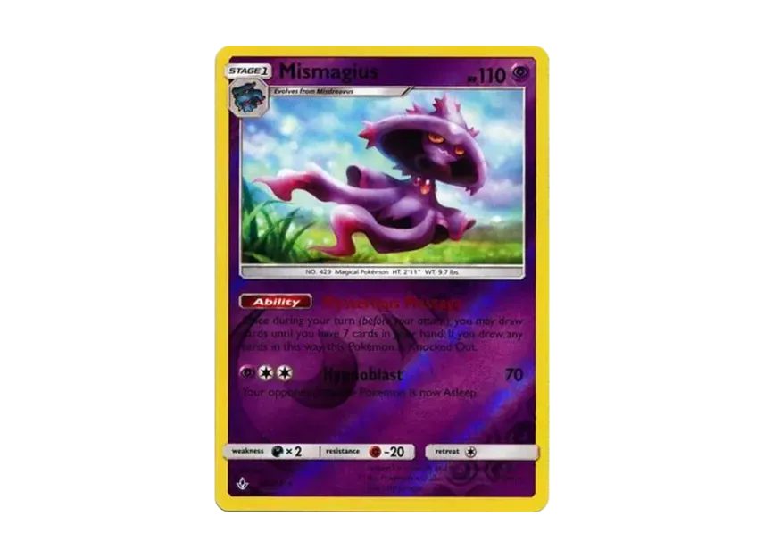 Mismagius R : Reverse Holo [214-UNBROKEN-BONDS 78/214] [EN] (Sun & Moon "Unbroken Bonds")