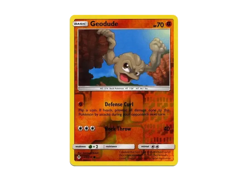 Geodude C : Reverse Holo [214-UNBROKEN-BONDS 87/214] [EN] (Sun & Moon "Unbroken Bonds")