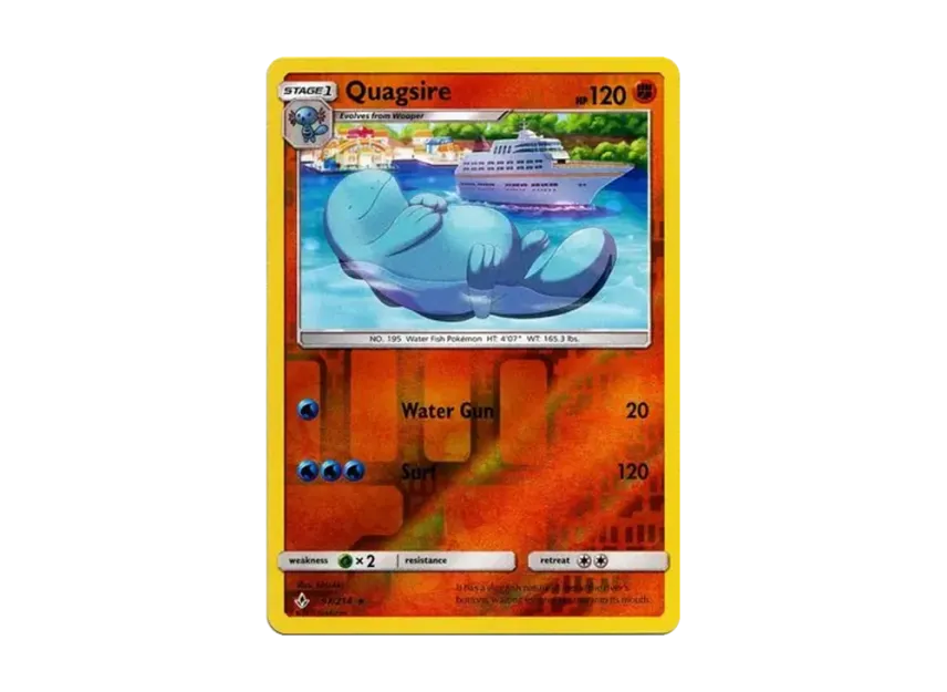 Quagsire R : Reverse Holo [214-UNBROKEN-BONDS 97/214] [EN] (Sun & Moon "Unbroken Bonds")