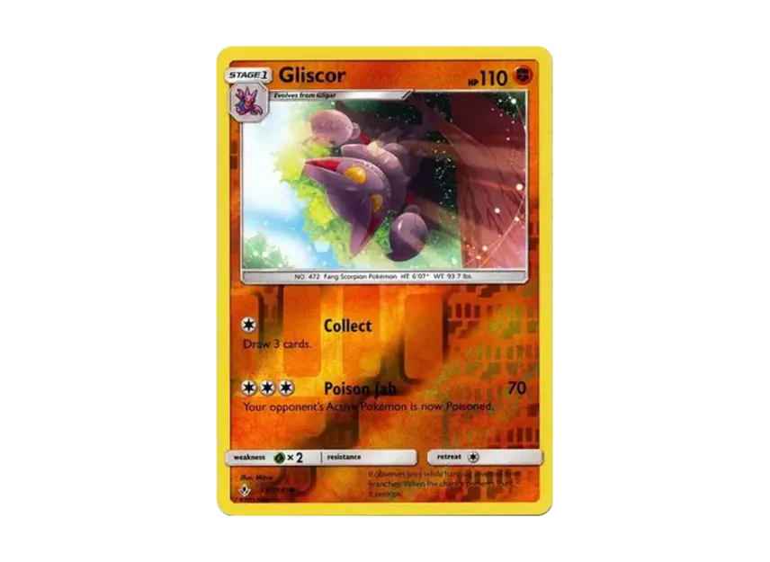 Gliscor U : Reverse Holo [214-UNBROKEN-BONDS 99/214] [EN] (Sun & Moon "Unbroken Bonds")