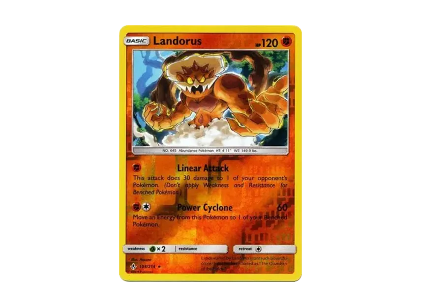 Landorus R : Reverse Holo [214-UNBROKEN-BONDS 103/214] [EN] (Sun & Moon "Unbroken Bonds")
