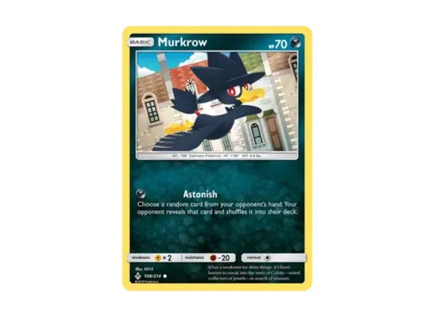 Murkrow C [214-UNBROKEN-BONDS 108/214] [EN] (Sun & Moon "Unbroken Bonds")