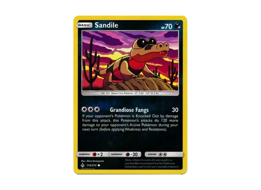 Sandile C : Reverse Holo [214-UNBROKEN-BONDS 114/214] [EN] (Sun & Moon "Unbroken Bonds")