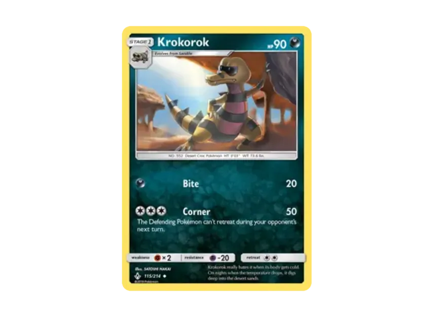 Krokorok U [214-UNBROKEN-BONDS 115/214] [EN] (Sun & Moon "Unbroken Bonds")