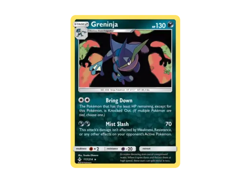 Greninja R : Holo [214-UNBROKEN-BONDS 117/214] [EN] (Sun & Moon "Unbroken Bonds")