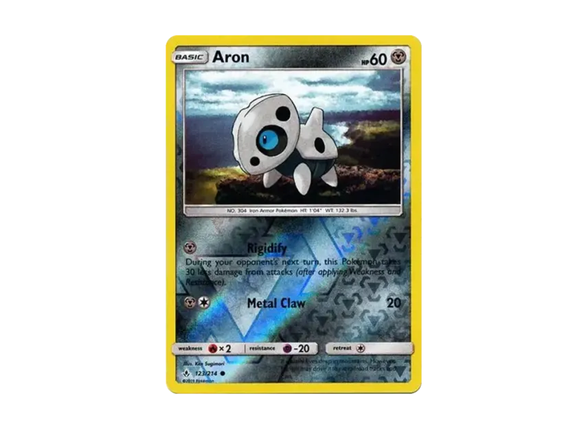 Aron C : Reverse Holo [214-UNBROKEN-BONDS 123/214] [EN] (Sun & Moon "Unbroken Bonds")