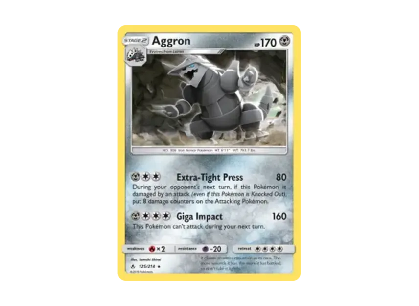 Aggron R [214-UNBROKEN-BONDS 125/214] [EN] (Sun & Moon "Unbroken Bonds")