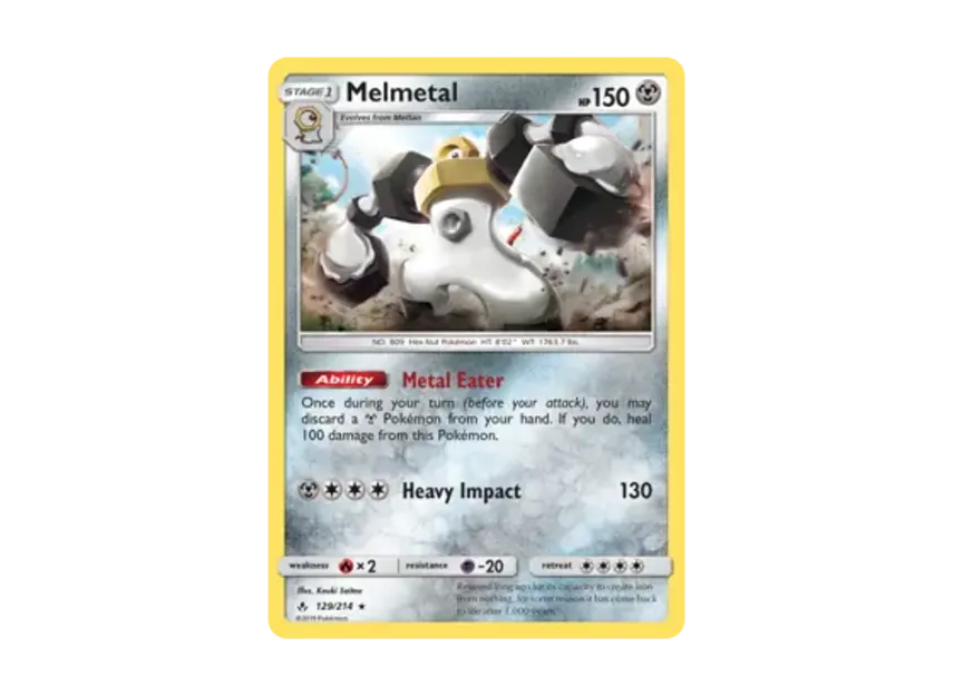 Melmetal R [214-UNBROKEN-BONDS 129/214] [EN] (Sun & Moon "Unbroken Bonds")