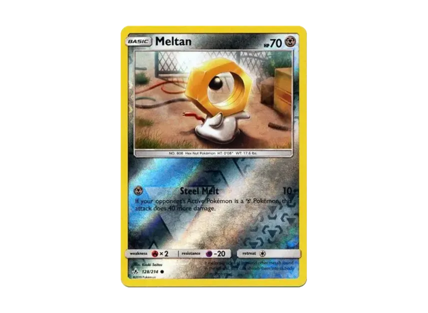 Meltan C : Reverse Holo [214-UNBROKEN-BONDS 128/214] [EN] (Sun & Moon "Unbroken Bonds")
