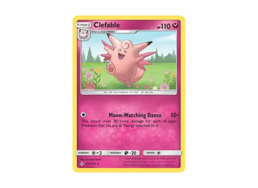 Clefable R [214-UNBROKEN-BONDS 133/214] [EN] (Sun & Moon "Unbroken Bonds")