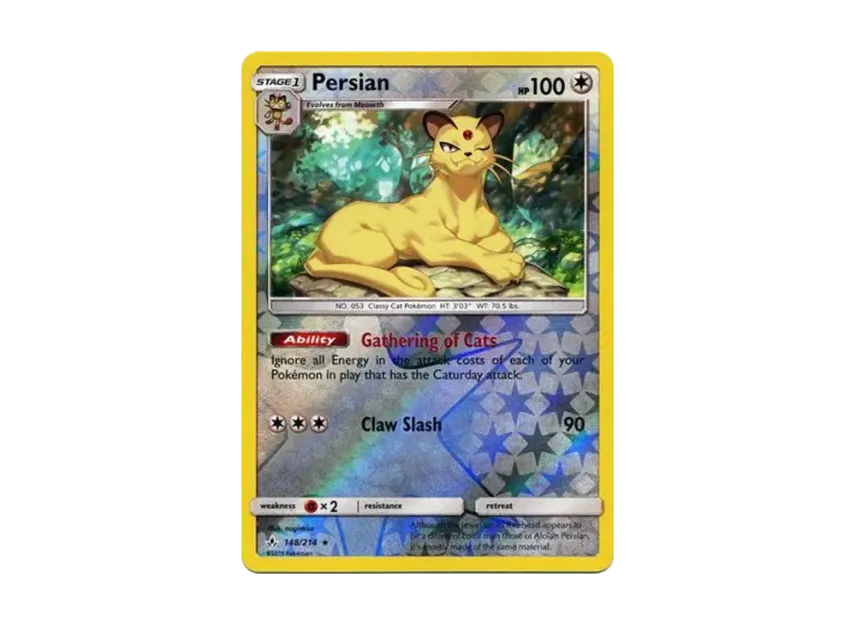 Persian R : Reverse Holo [214-UNBROKEN-BONDS 148/214] [EN] (Sun & Moon "Unbroken Bonds")