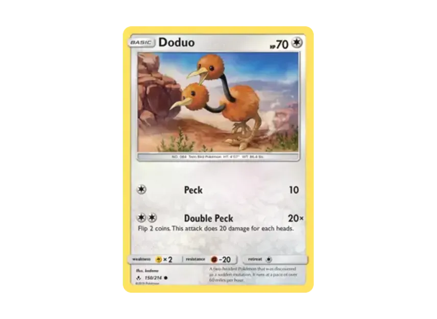 Doduo C [214-UNBROKEN-BONDS 150/214] [EN] (Sun & Moon "Unbroken Bonds")