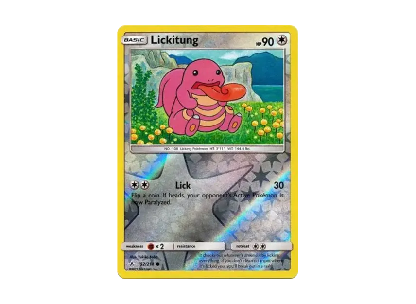 Lickitung C : Reverse Holo [214-UNBROKEN-BONDS 152/214] [EN] (Sun & Moon "Unbroken Bonds")