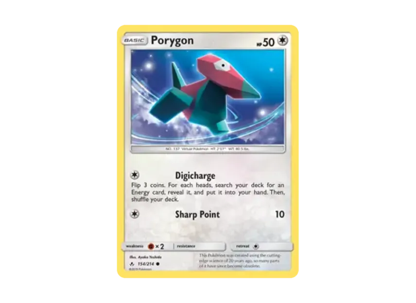 Porygon C [214-UNBROKEN-BONDS 154/214] [EN] (Sun & Moon "Unbroken Bonds")