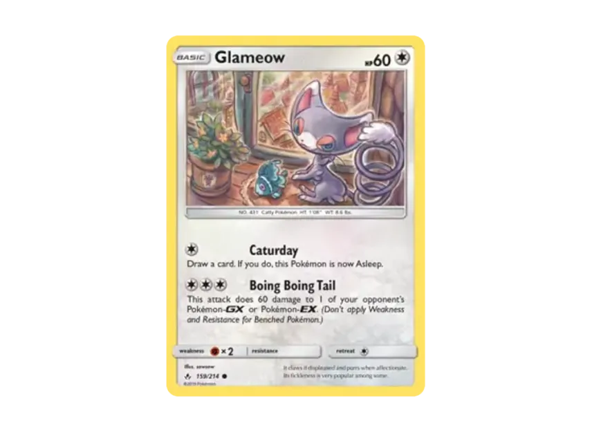 Glameow C [214-UNBROKEN-BONDS 159/214] [EN] (Sun & Moon "Unbroken Bonds")