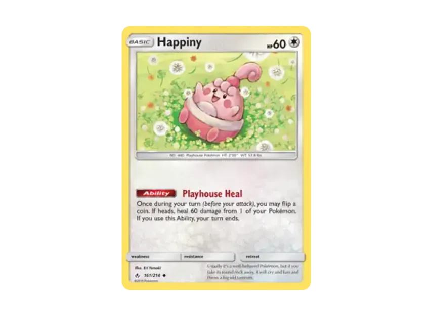 Happiny U [214-UNBROKEN-BONDS 161/214] [EN] (Sun & Moon "Unbroken Bonds")