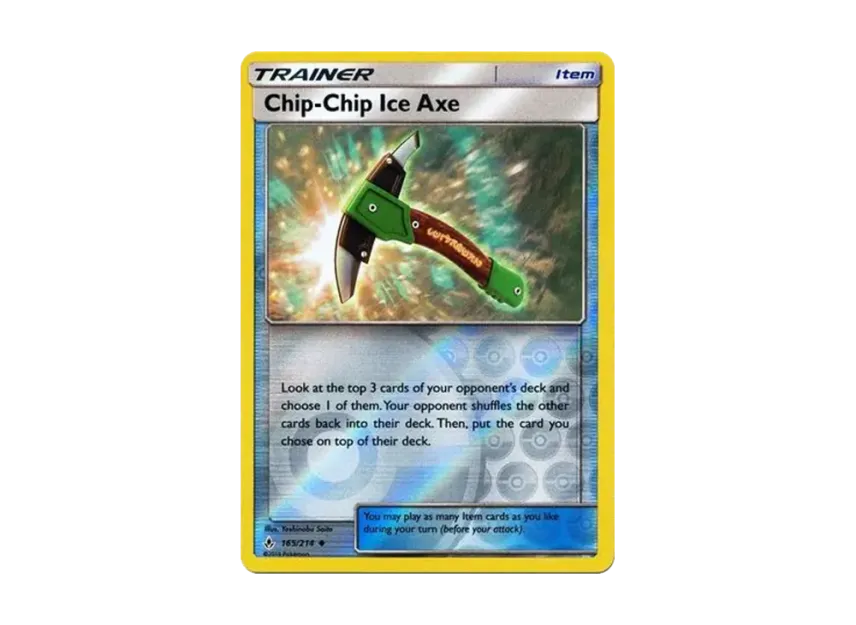 Chip-Chip Ice Axe U : Reverse Holo [214-UNBROKEN-BONDS 165/214] [EN] (Sun & Moon "Unbroken Bonds")