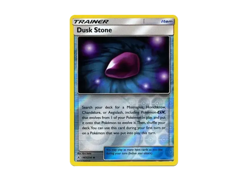 Dusk Stone U : Reverse Holo [214-UNBROKEN-BONDS 167/214] [EN] (Sun & Moon "Unbroken Bonds")