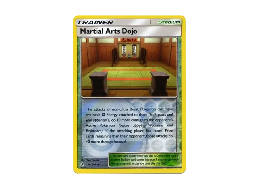 Martial Arts Dojo U : Reverse Holo [214-UNBROKEN-BONDS 179/214] [EN] (Sun & Moon "Unbroken Bonds")