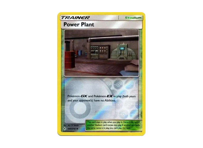 Power Plant U : Reverse Holo [214-UNBROKEN-BONDS 183/214] [EN] (Sun & Moon "Unbroken Bonds")