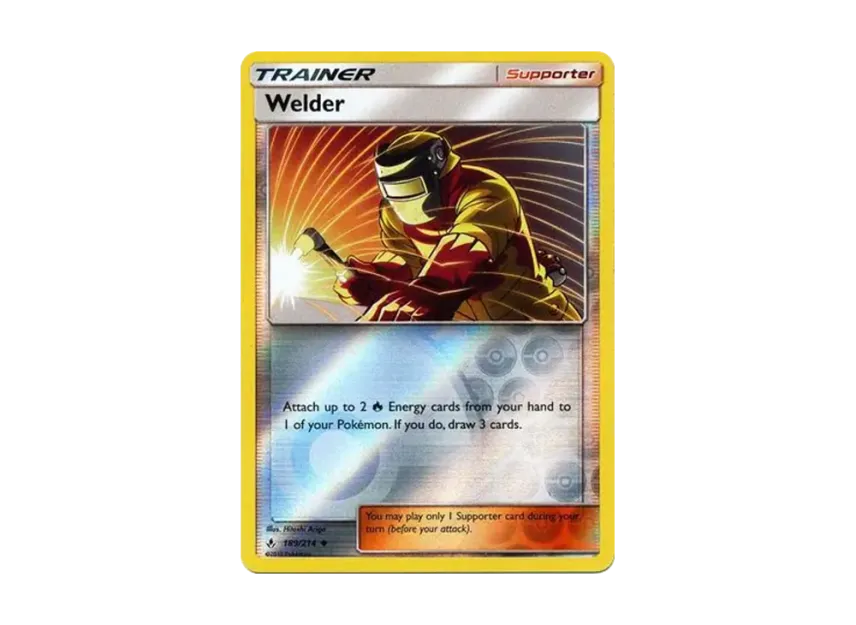 Welder U : Reverse Holo [214-UNBROKEN-BONDS 189/214] [EN] (Sun & Moon "Unbroken Bonds")