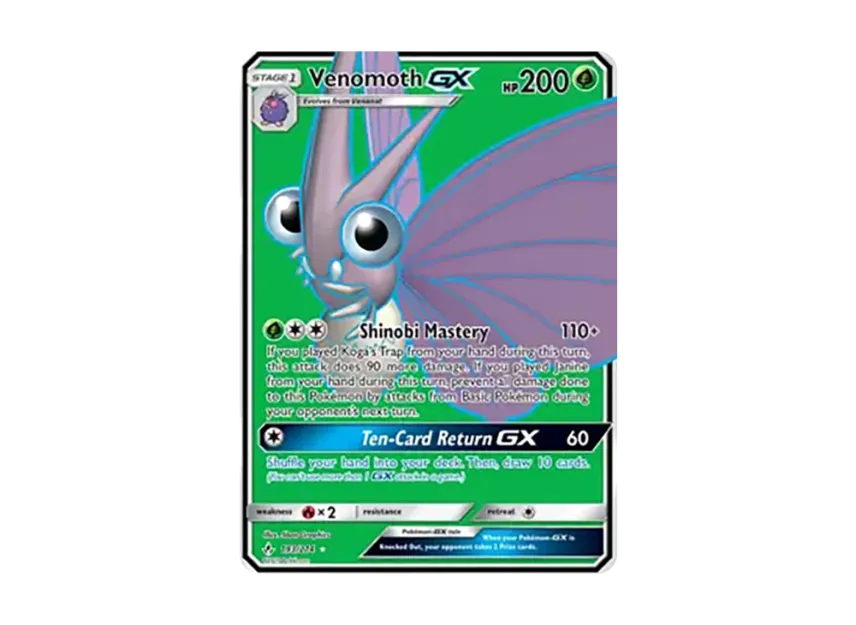 Venomoth GX UR [234-UNBROKEN-BONDS 193/234] (Sun & Moon "Unbroken Bonds")