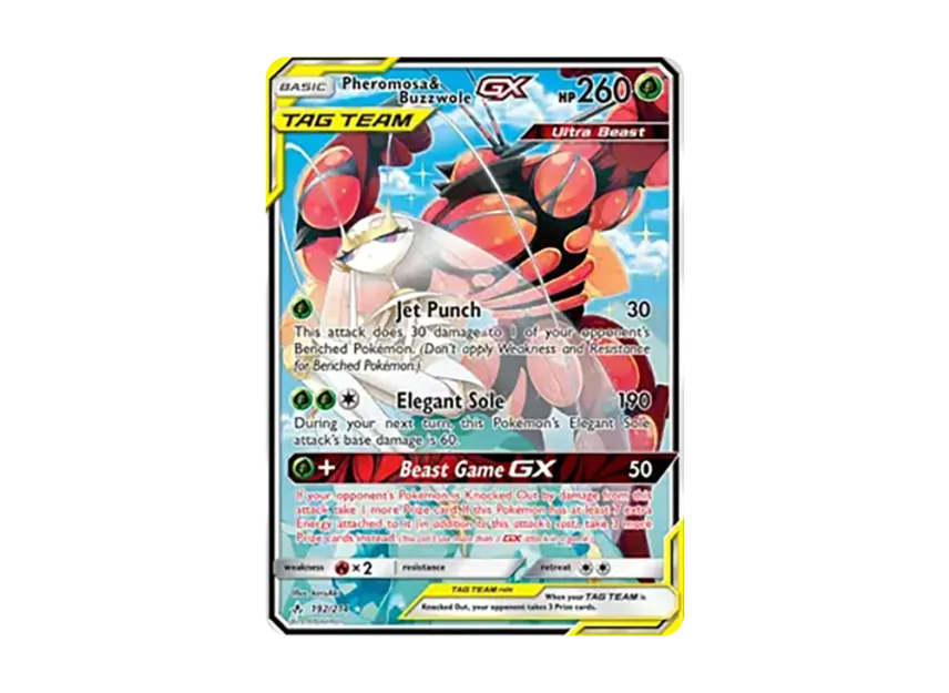Pheromosa & Buzzwole GX UR [234-UNBROKEN-BONDS 192/234] (Sun & Moon "Unbroken Bonds")