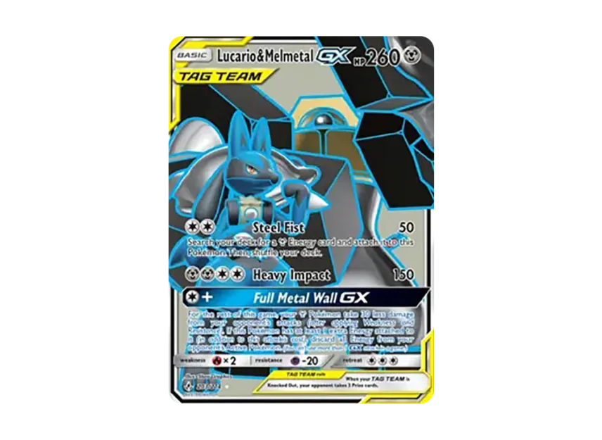 Lucario & Melmetal GX UR [234-UNBROKEN-BONDS 203/234] (Sun & Moon "Unbroken Bonds")