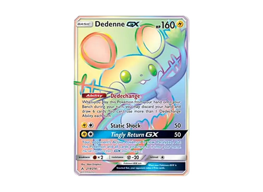 Dedenne GX RR [234-UNBROKEN-BONDS 219/234] (Sun & Moon "Unbroken Bonds")