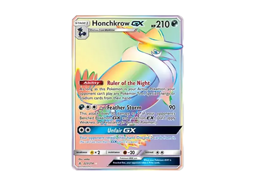 Honchkrow GX RR [234-UNBROKEN-BONDS 223/234] (Sun & Moon "Unbroken Bonds")