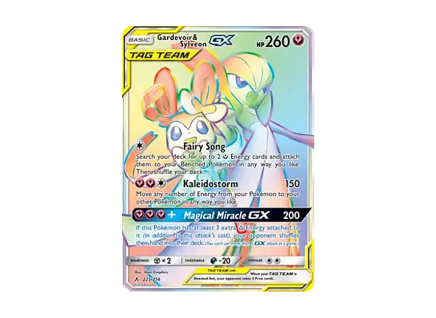 Gardevoir & Sylveon GX RR [234-UNBROKEN-BONDS 225/234] (Sun & Moon "Unbroken Bonds")
