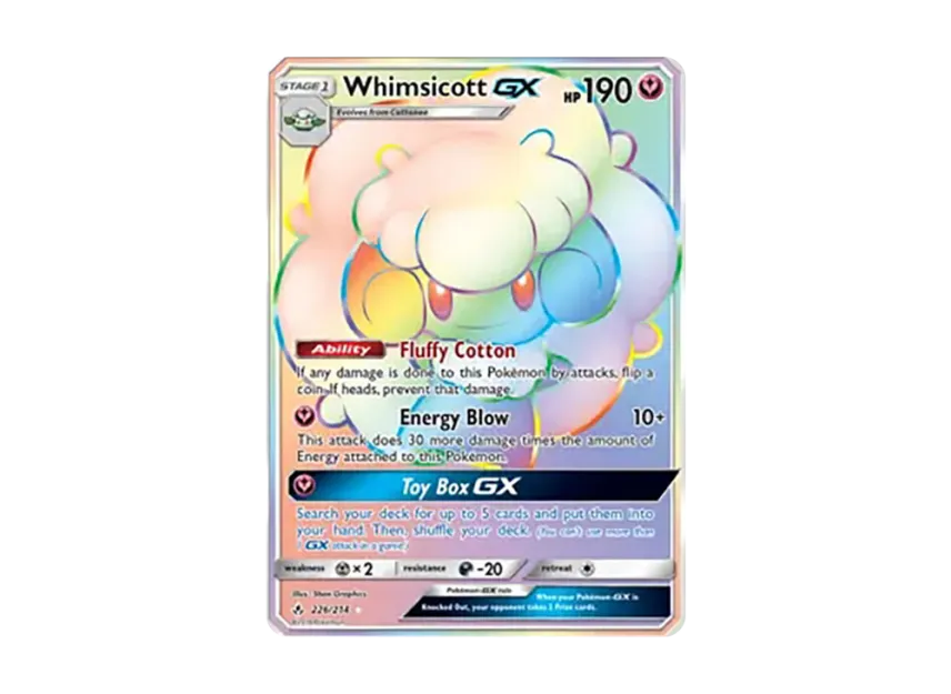 Whimsicott GX RR [234-UNBROKEN-BONDS 226/234] (Sun & Moon "Unbroken Bonds")