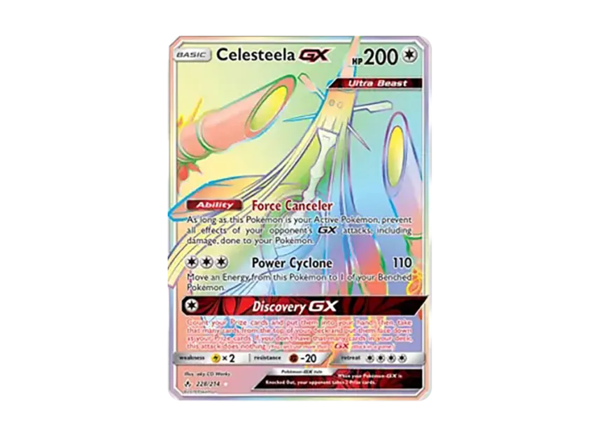 Celesteela GX RR [234-UNBROKEN-BONDS 228/234] (Sun & Moon "Unbroken Bonds")