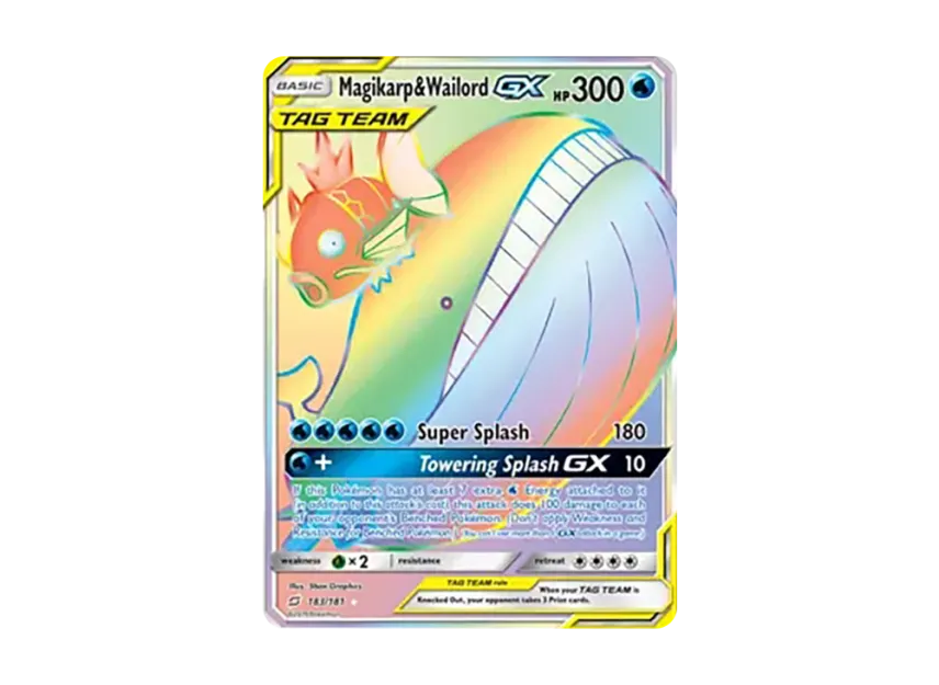 Magikarp & Wailord GX RR [181-TEAM-UP 183/181] (Sun & Moon "Team Up")