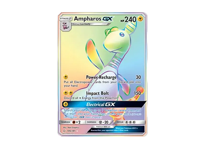Ampharos GX RR [181-TEAM-UP 185/181] (Sun & Moon "Team Up")