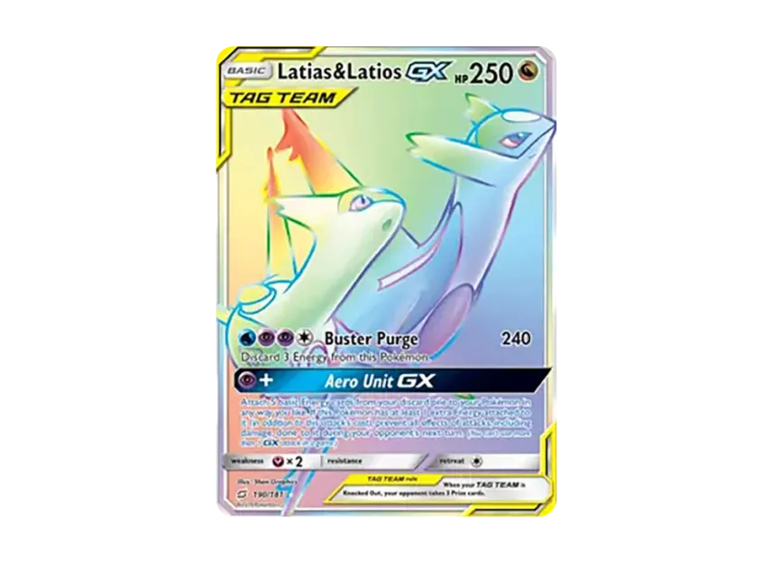 Latias & Latios GX RR [181-TEAM-UP 190/181] (Sun & Moon "Team Up")
