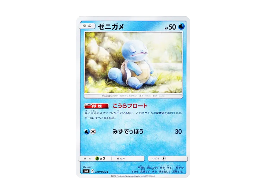 Squirtle C [SM9 020/095] (Expansion Pack "Tag Bolt")