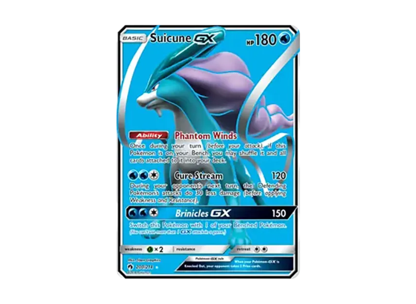 Suicune GX UR [214-LOST-THUNDER 200/214] (Sun & Moon "Lost Thunder")