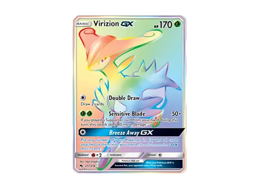 Virizion GX RR [214-LOST-THUNDER 217/214] (Sun & Moon "Lost Thunder")