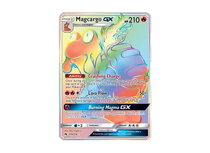 Magcargo GX RR [214-LOST-THUNDER 218/214] (Sun & Moon "Lost Thunder")