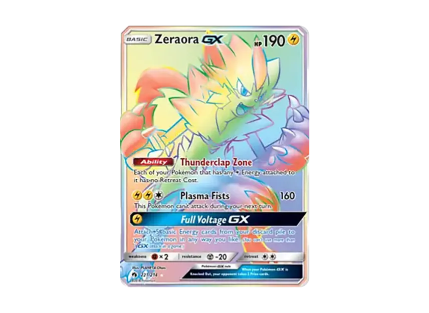 Zeraora GX RR [214-LOST-THUNDER 221/214] (Sun & Moon "Lost Thunder")